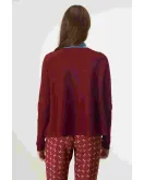 Ζακέτα Fine Knit Compania Fantastica Burgundy