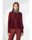 Ζακέτα Fine Knit Compania Fantastica Burgundy