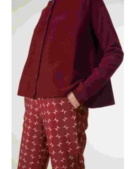 Ζακέτα Fine Knit Compania Fantastica Burgundy