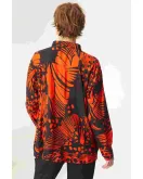 Πουκάμισο oversized με σχέδιο πεταλούδα Compania Fantastica