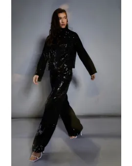 Glamorous παντελόνι με παγιέτες