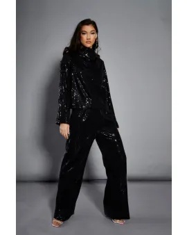 Glamorous παντελόνι με παγιέτες